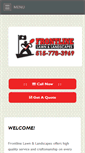 Mobile Screenshot of frontlinelawns.com
